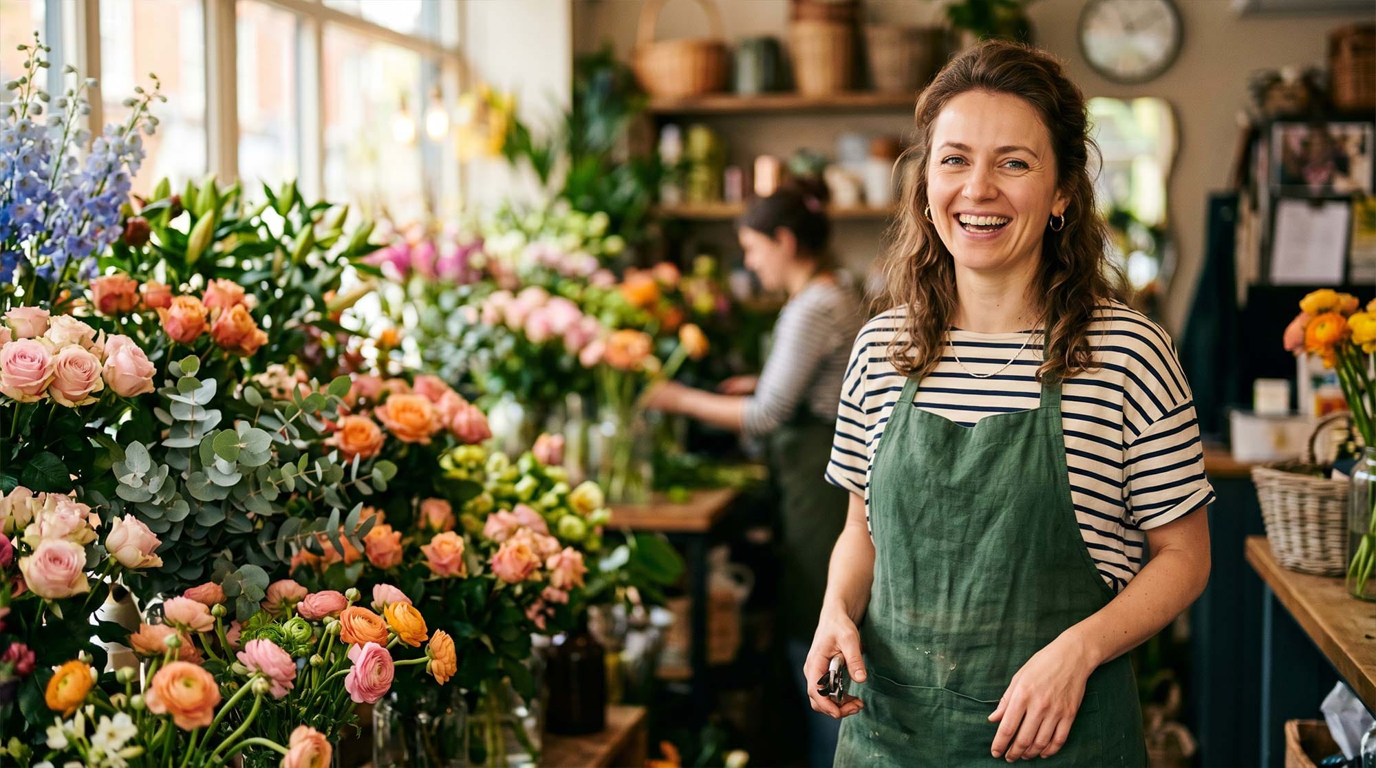 Création de site internet pour fleuriste